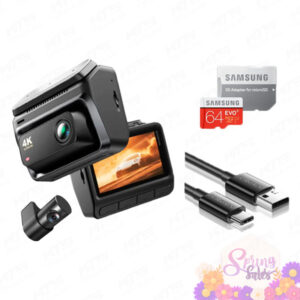 [BUNDLE DEAL] DDPAI Z60 Dual 4K Ultra HD GPS Dashcam & Rocoren Cable & Samsung MicroSD Card