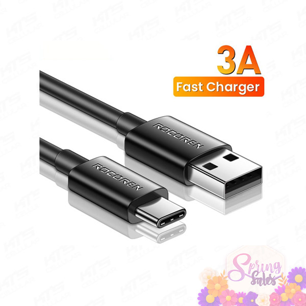 863a55da1c1cb5c81b496c6e3a271b1f.jpeg Rocoren Jianyi Series USB Cable A TO C 3A - Original 3 Months Warranty by Rocoren Malaysia