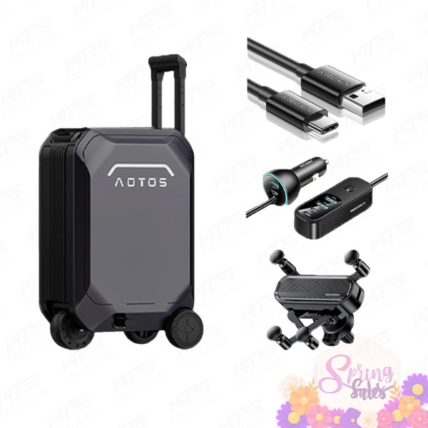 [BUNDLE DEAL] Aotos L2 Smart Riding Luggage & Rocoren Accessories