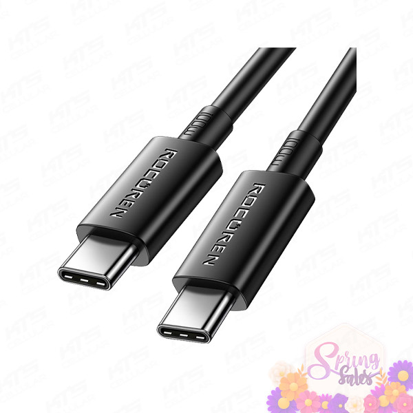 Rocoren Jianyi Series USB Cable C TO C 100W - Original 3 Months Warranty by Rocoren Malaysia