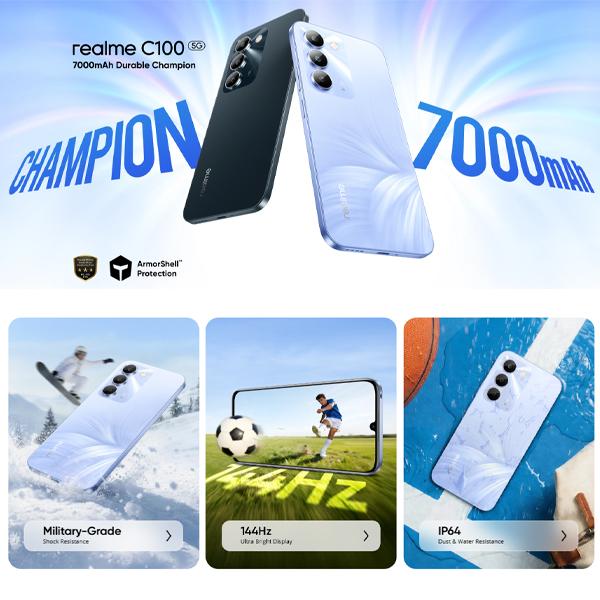 60bcf3cdbcd8dbfb632b4d07e6552087.jpeg Realme C100 5G (4GB+256GB) Smartphone - Original 1 Year Warranty by Realme Malaysia