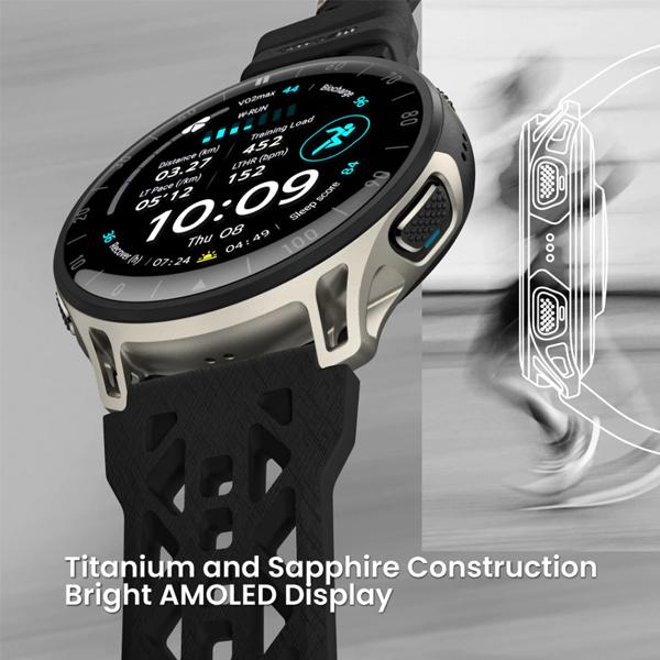Amazfit Cheetah 2 Pro 48mm Titanium Running Smartwatch - Original 1 Year Warranty by Amazfit Malaysia
