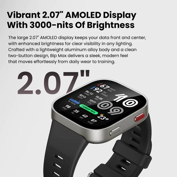Amazfit Bip Max Outdoor Offline Maps & Navigation Smartwatch, Original 1 Year Warranty by Amazfit Malaysia