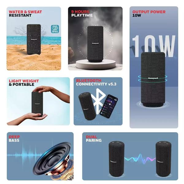 Honeywell Suono P300 Bluetooth Speaker - Original 2 Years Warranty by Honeywell Malaysia