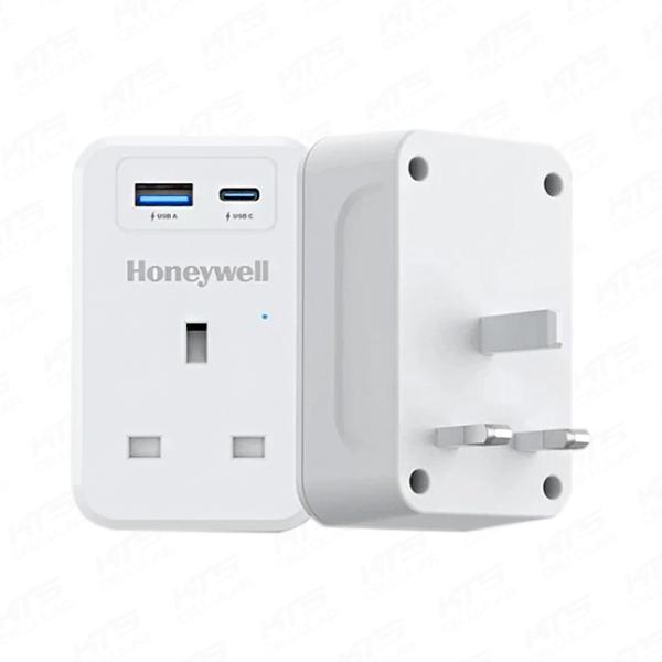 Honeywell 1 Outlet Surge Cube with 1xType C with PD & 1xUSB - Original 2 Years Warranty by Honeywell Malaysia