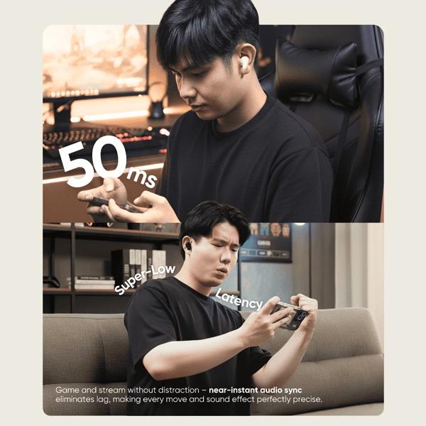Techlife Wireless Earbuds+ 2 Smart Noise Cancellation Earbuds - Original 1 Year Warranty by Techlife Malaysia