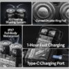7d1c1e8f7acc3eec799f1fd16fd80c69.jpeg FLYCO Portable Electric Shaver F001 2 Heads Rotary - Original 2 Years Warranty by FLYCO Malaysia