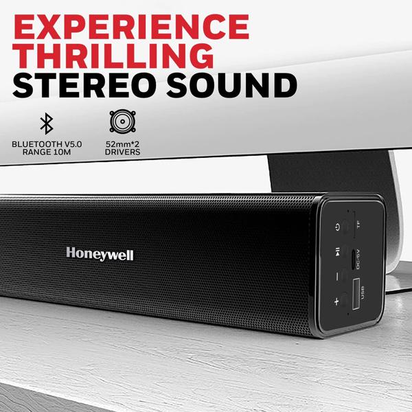 a6b7b79e8a434c4fa47f61ab4c1d94df.jpeg Honeywell Moxie V1000 Bluetooth Soundbar - Original 2 Years Warranty by Honeywell Malaysia