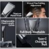 FLYCO Hair Clipper FC5916 Titanium Plated Ceramic Blade - Original 2 Years Warranty by FLYCO Malaysia