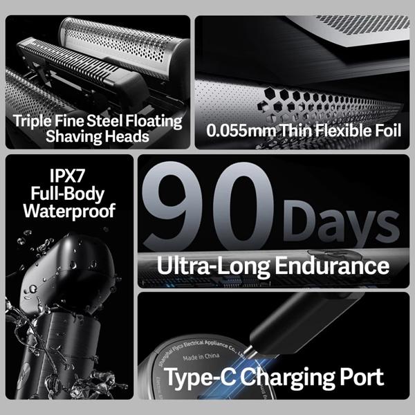 cdf5bee5fcede75de968022b6392089d.jpeg FLYCO Electric Shaver F005 3 Heads Foil - Original 2 Years Warranty by FLYCO Malaysia