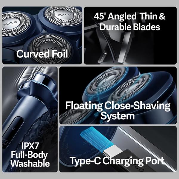 e42ee2060217569f7c8a1ad8264e9bbd-1.jpeg FLYCO Smart Sensor Electric Shaver FS985 - Original 2 Years Warranty by FLYCO Malaysia