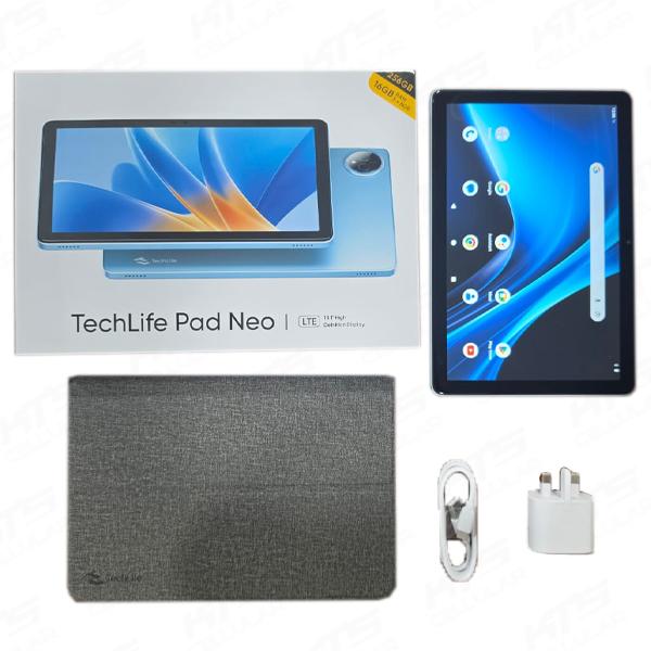 [Display Unit] Techlife Pad Neo (8GB+256GB) LTE Tablet - IMEI NO: 8643630700044525