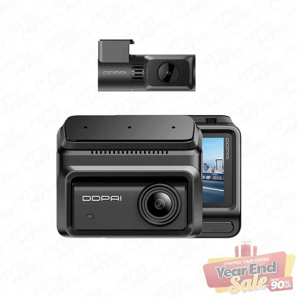 DDPAI Z90 Front & Rear Built-in GPS Dash Cam - Original 18 Months Warranty by DDPAI Malaysia