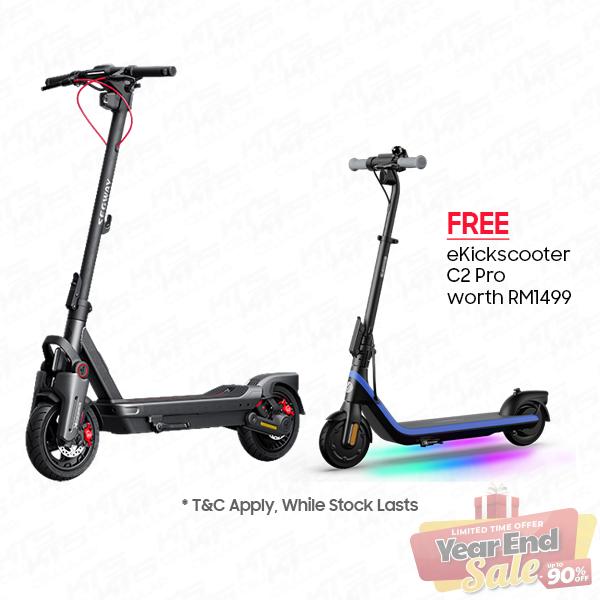 [BUY 1 FREE 1] Segway eKickScooter MAX G3 - Original 1 Year Warranty [MALAYSIA SET]
