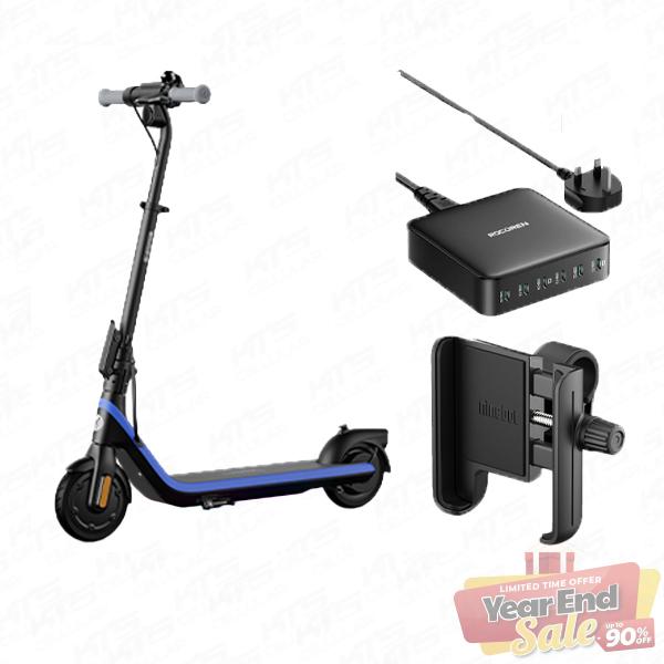 [BUNDLE DEAL] Segway Electric KickScooter C2 Pro & Rocoren Charger &  Segway Phone Holder