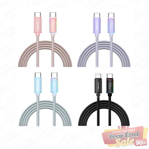 Rocoren Micai Series USB Cable C TO C 100W - Original 3 Months Warranty by Rocoren Malaysia