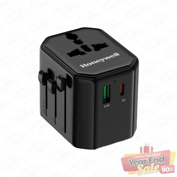 Honeywell Universal World Travel Adapter 38W - Original 3 Years Warranty by Honeywell Malaysia