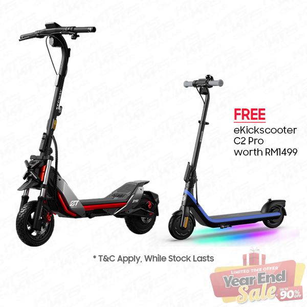 [BUY 1 FREE 1] Segway eKickscooter ZT3 Pro - Original 1 Year Warranty [MALAYSIA SET]